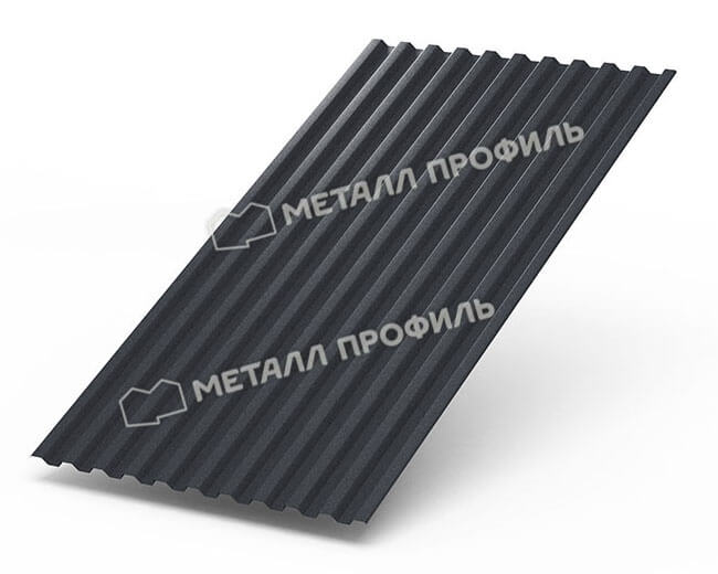 Фото: Профнастил С21 х 1000 - A (Steelmatt-20-7024-0.4±0.08мм) в Мытищи