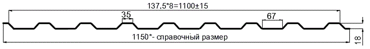 Фото: Профнастил оцинкованный МП20 х 1100 (ОЦ-01-БЦ-0.75) в Мытищи