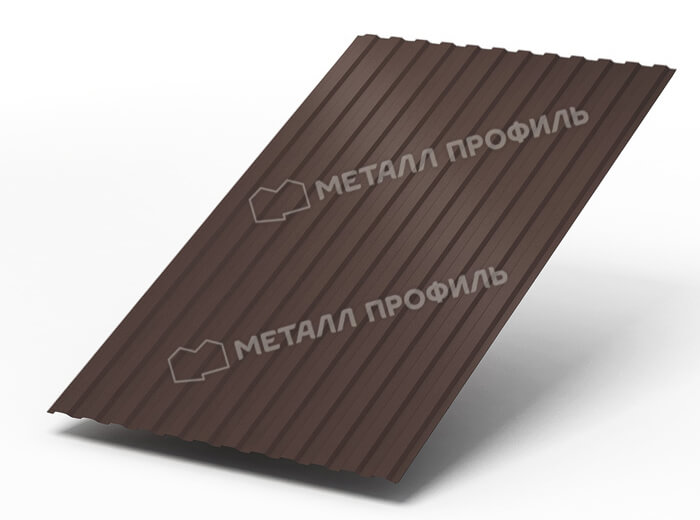 Профнастил МП10 х 1100 - A (ПЭ-01-8017Color-0.4±0.08мм) в Мытищи