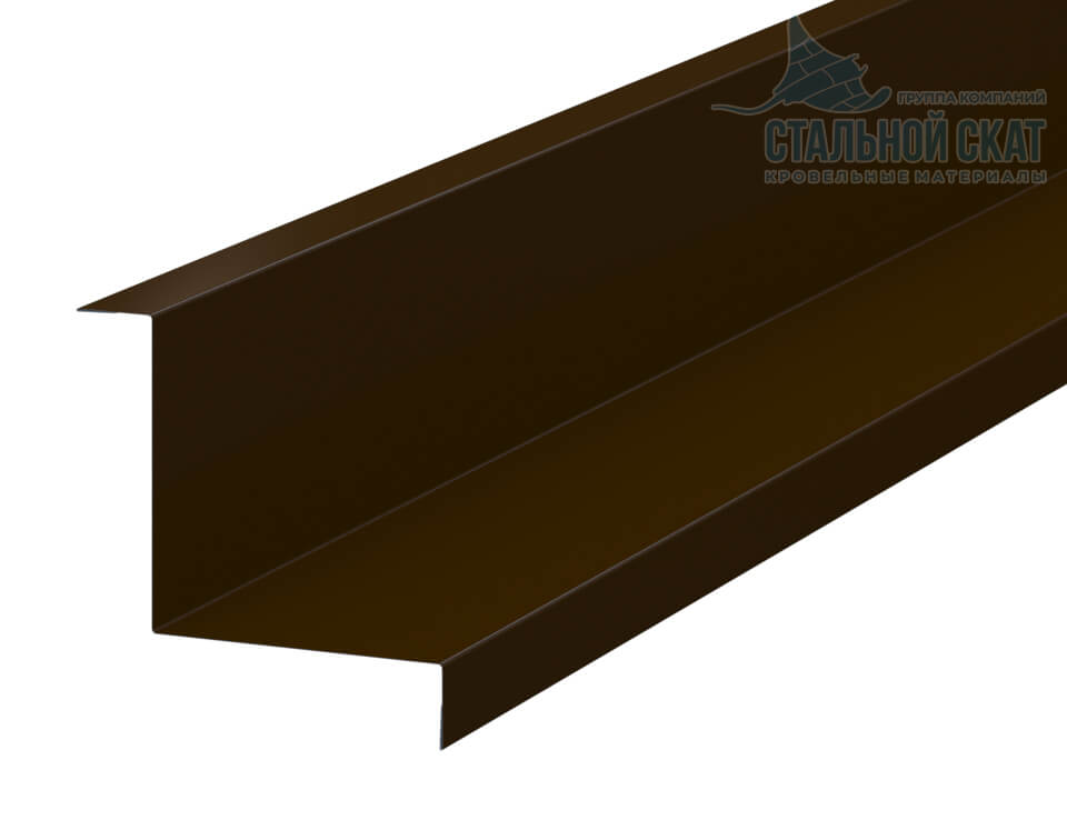Планка угла внутреннего FASTCLICK 75х75х3000 (VALORI-20-Brown-0.5)