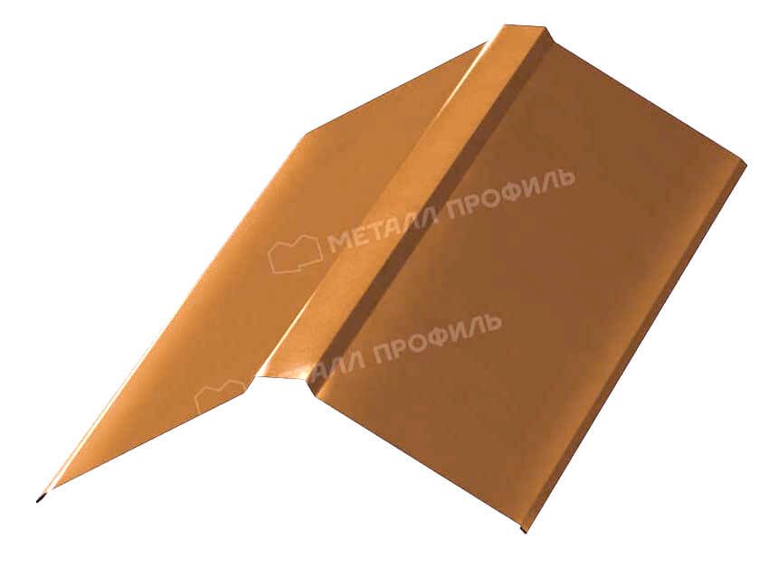 Планка конька плоского 190х190х2000 (AGNETA-20-Медь\Медь-0.5)