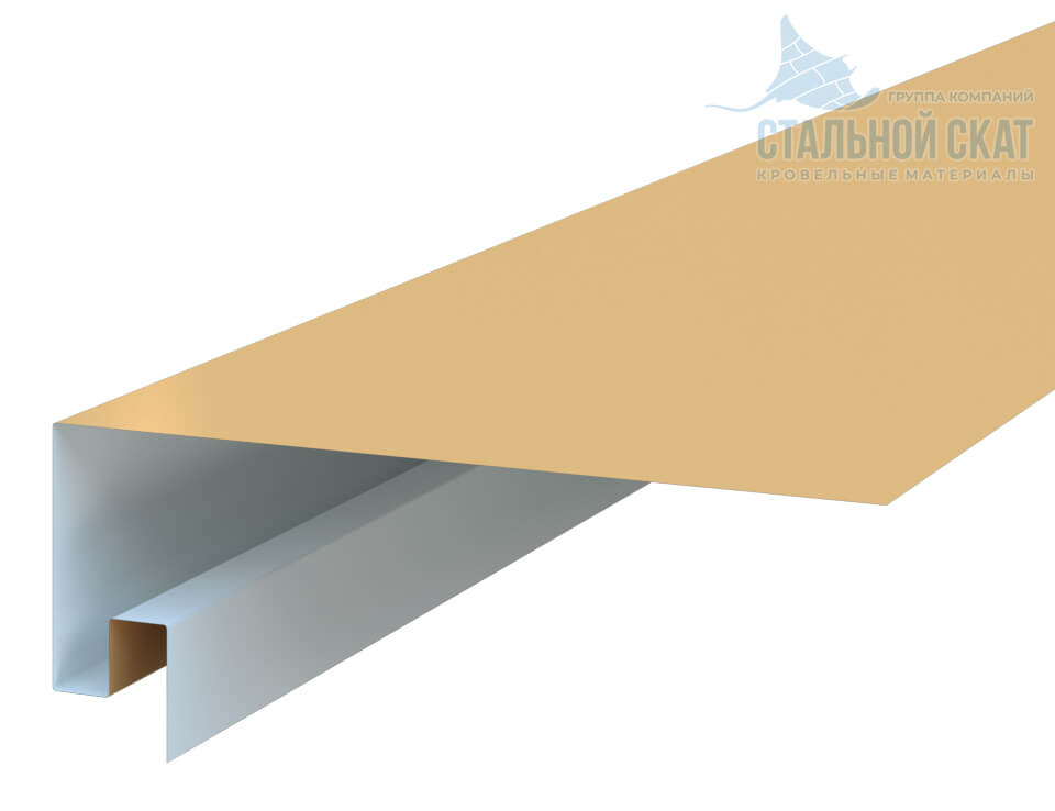 Планка откоса сложная 3D 245х75х3000 NormanMP (ПЭ-01-1014-0.5)