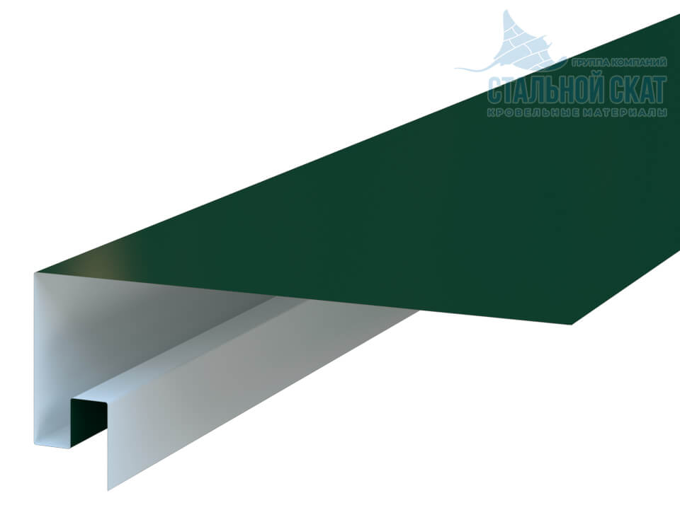 Планка откоса сложная 3D 245х75х3000 NormanMP (ПЭ-01-6005-0.5)