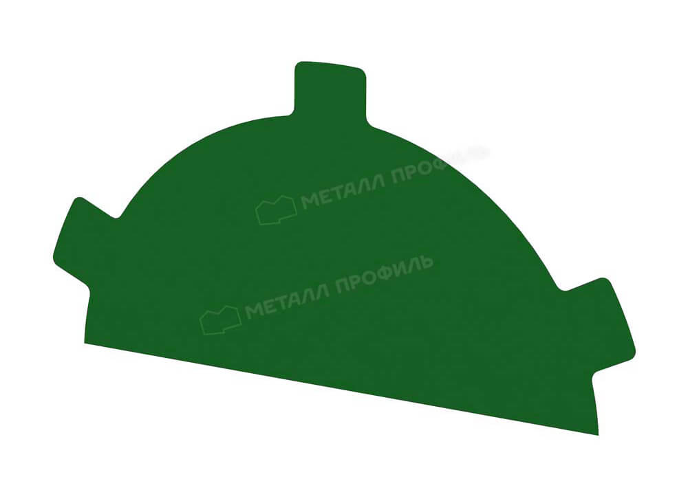 Заглушка конька круглого простая NormanMP (ПЭ-01-6002-0.5)