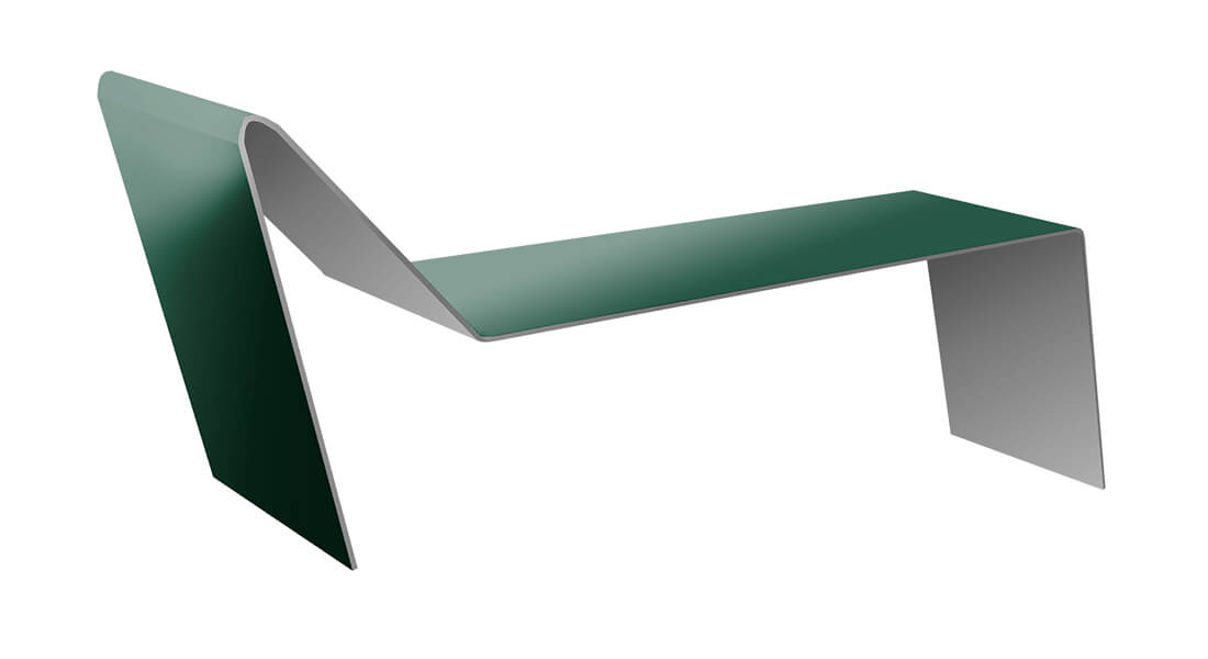 Планка примыкания для мягкой кровли 0,5 Satin Matt RAL 6005 зеленый мох (3м)