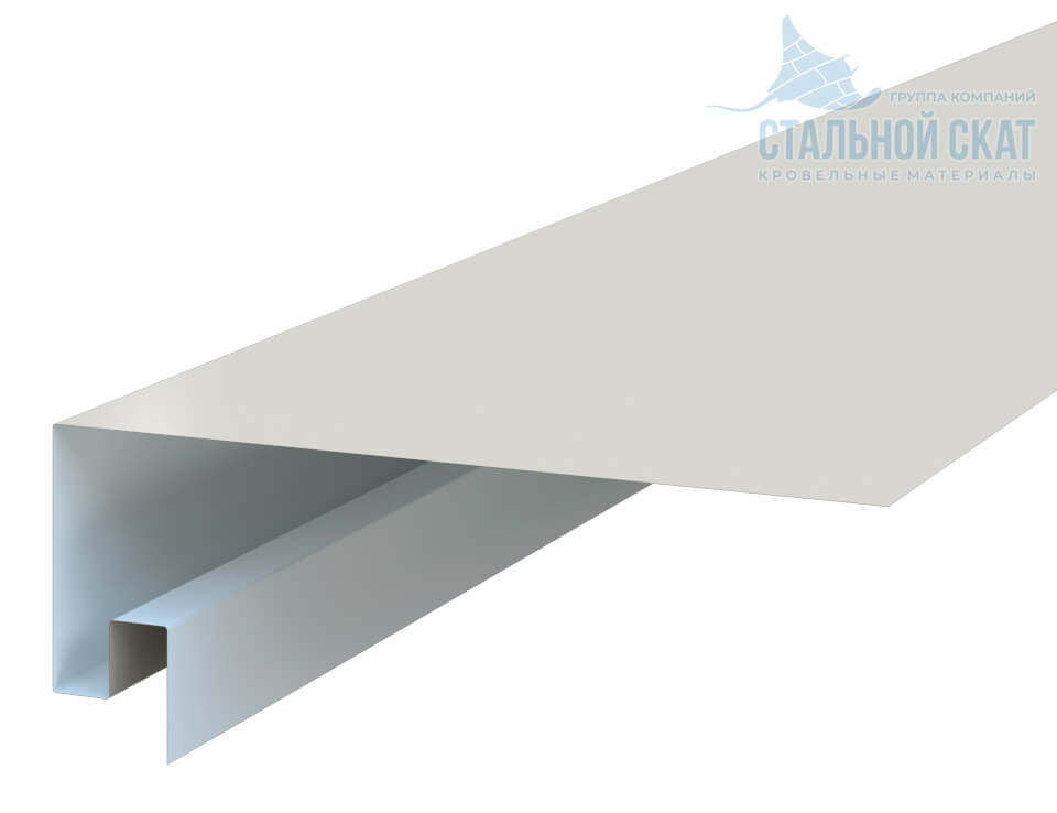 Планка откоса сложная 3D 245х75х3000 NormanMP (ПЭ-01-9002-0.5)