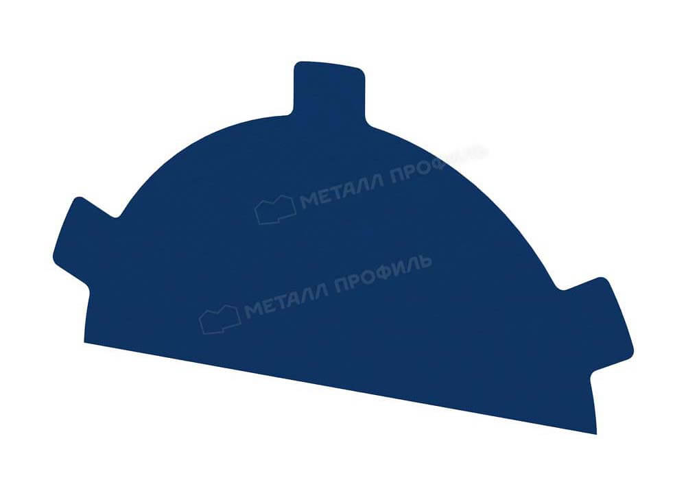 Заглушка конька круглого простая NormanMP (ПЭ-01-5005-0.5)